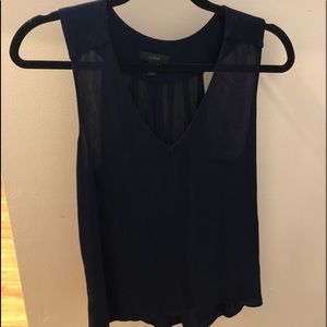 Navy J. Crew Tank